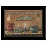 Treasures On The Shelf I 3 Black Framed Print Wall Art